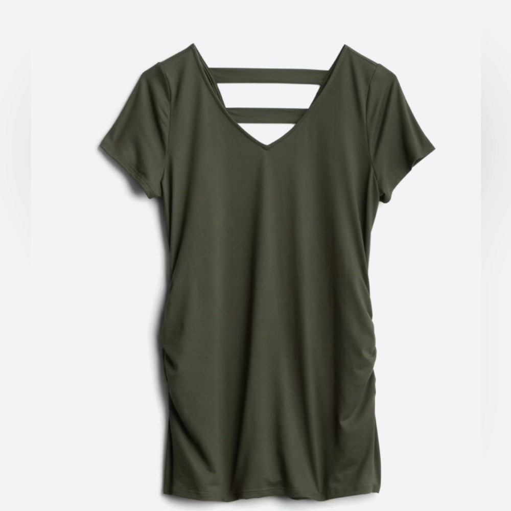 Maternity back detail top